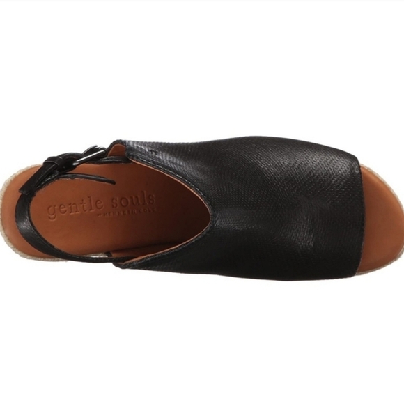 Gentle Souls Jacey Espadrille Wedges Timeless Minimalist Summer Shoes - Picture 2 of 10